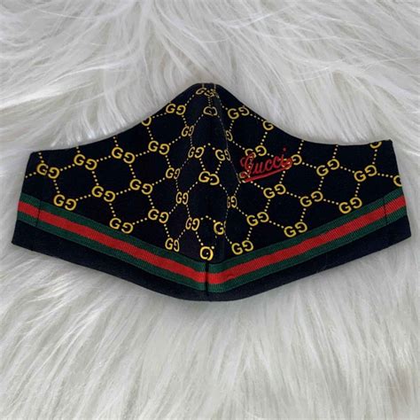 gucci crystal face mask